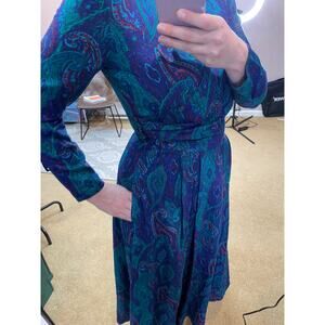 Vintage Saks Fifth Avenue Long Sleeve Dress Size 10